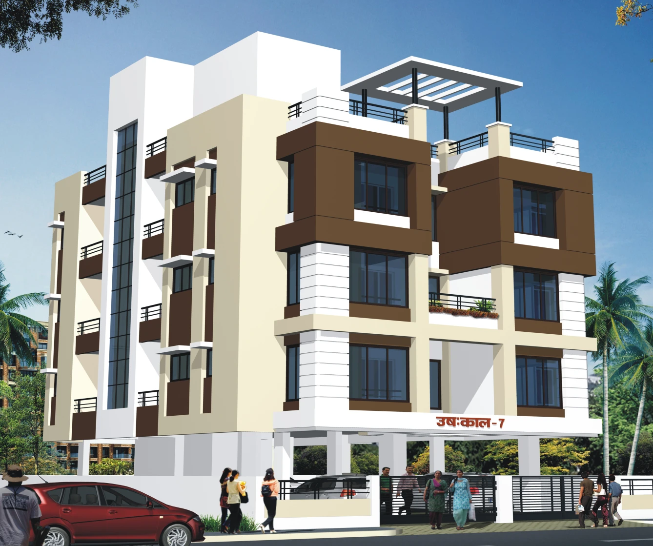 Ush:kaal Series 7 — residential project by Swapnashilp Developers